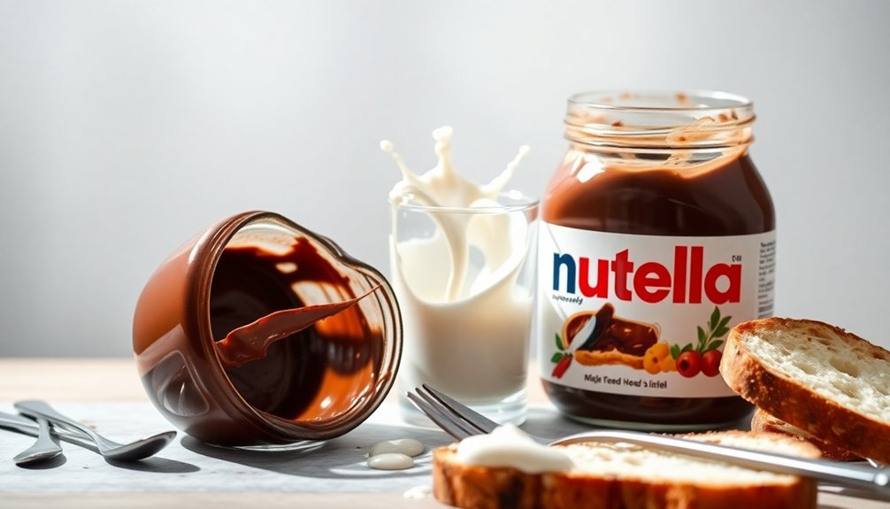 add milk to jar