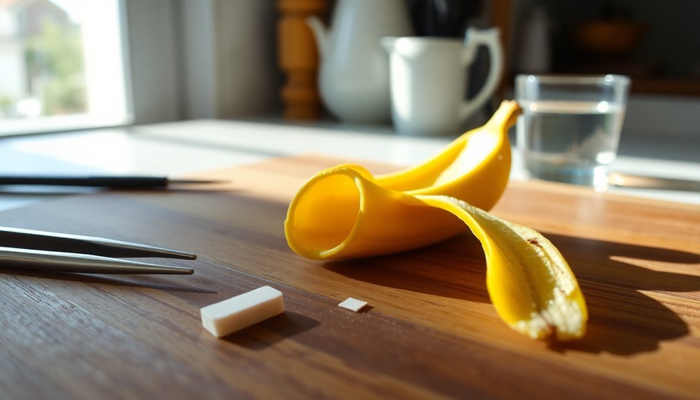 banana peel splinter removal