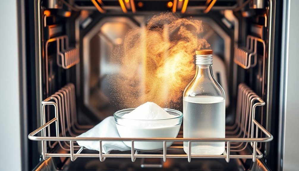 clean dishwasher with vinegar