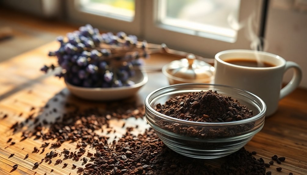 coffee grounds neutralize odors