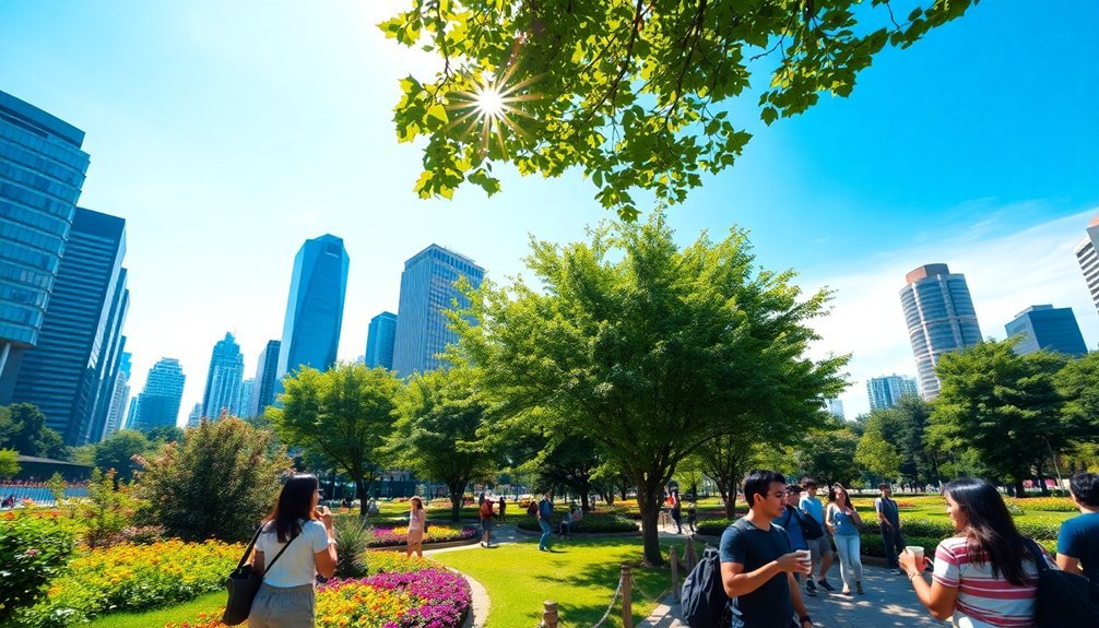 discover parks while commuting