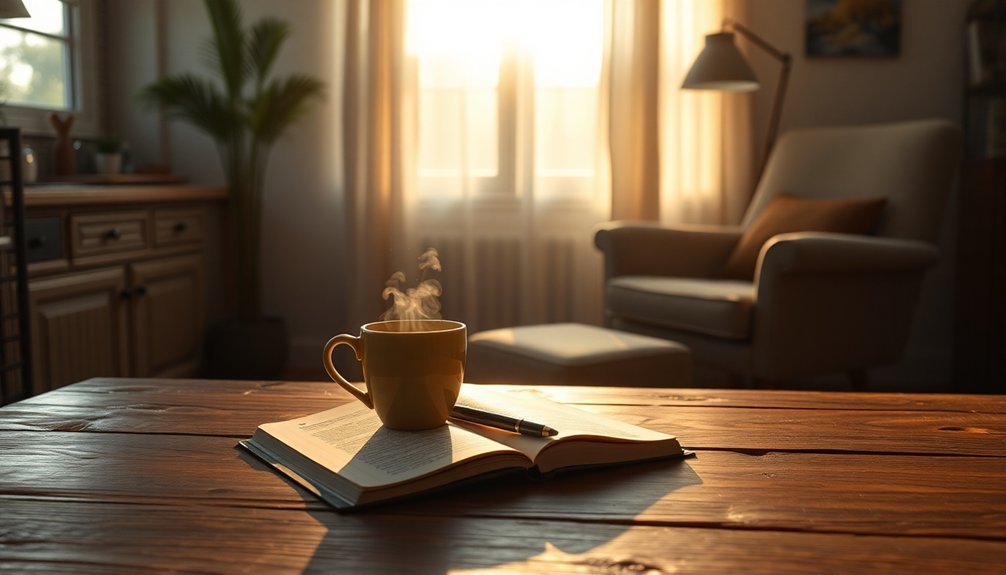 early morning peaceful moments