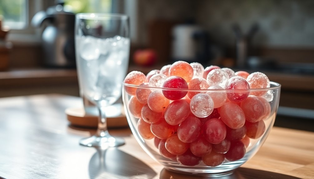 frozen grapes for chilling