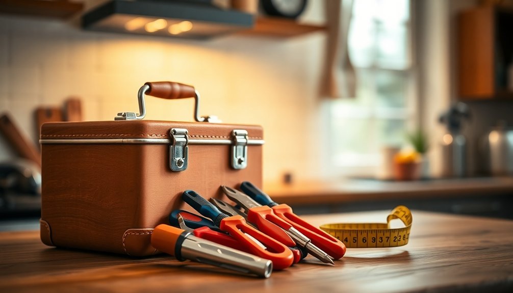 handy toolbox for repairs
