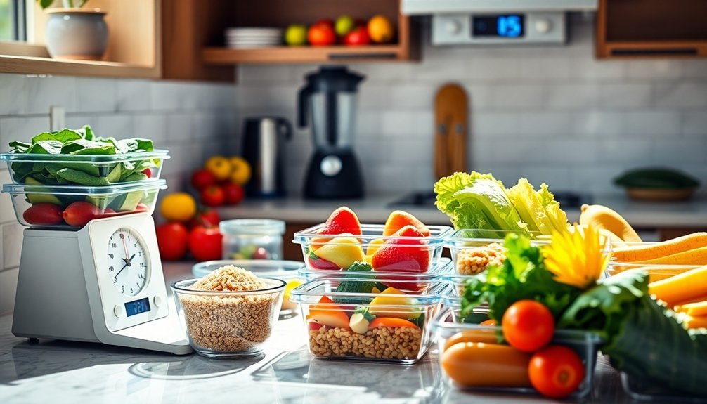 healthy and organized meals