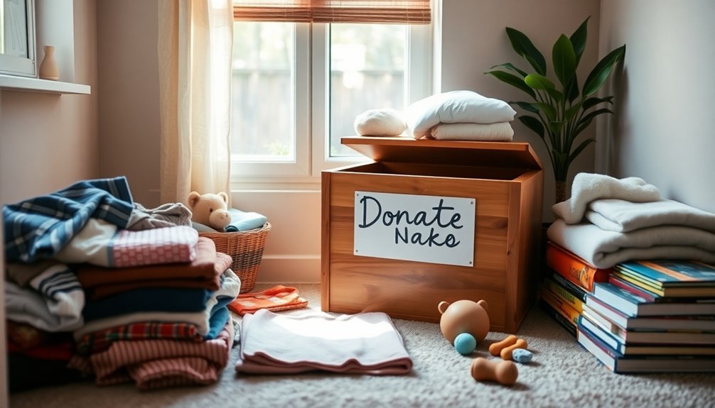 home donation box setup
