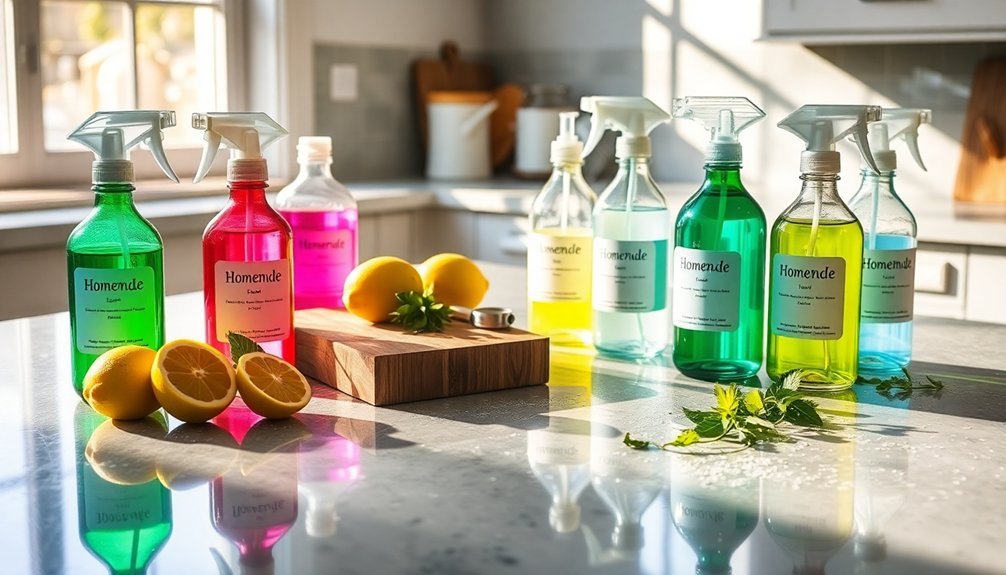 homemade cleaning solutions recipes