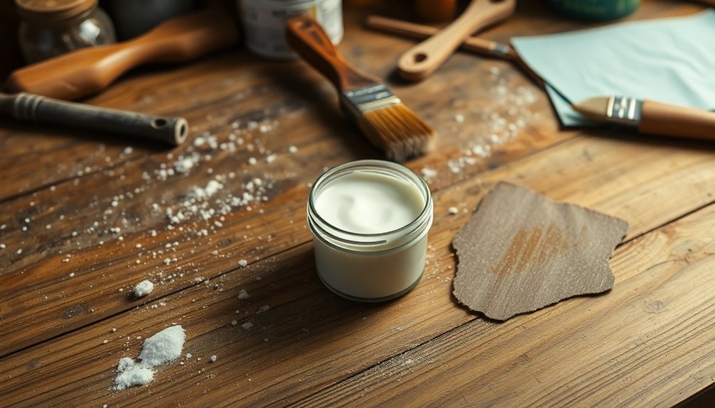 homemade wood repair solution