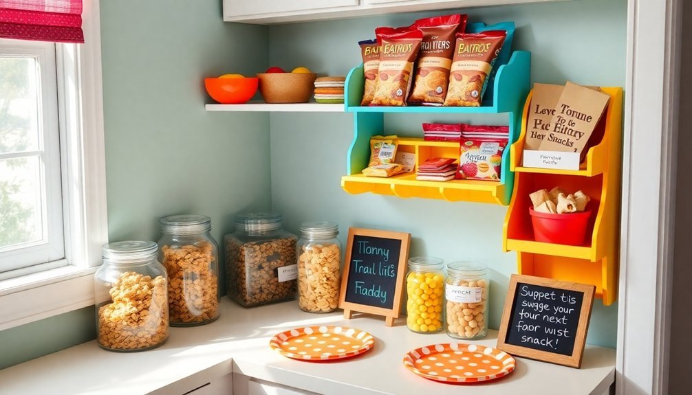 kid friendly snack station