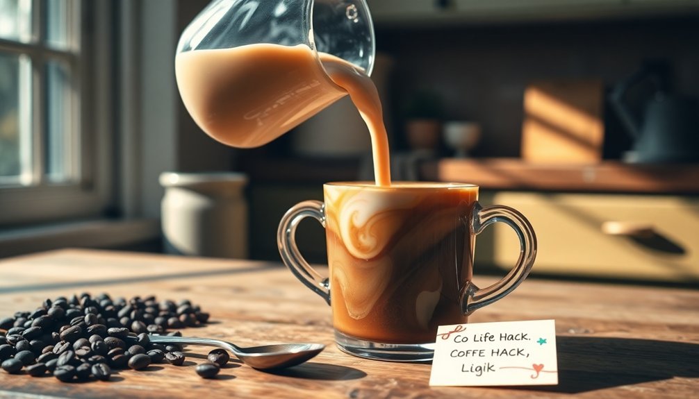 liquid coffee creamer tips