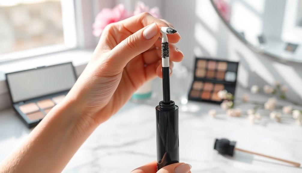 mascara touch ups with q tips