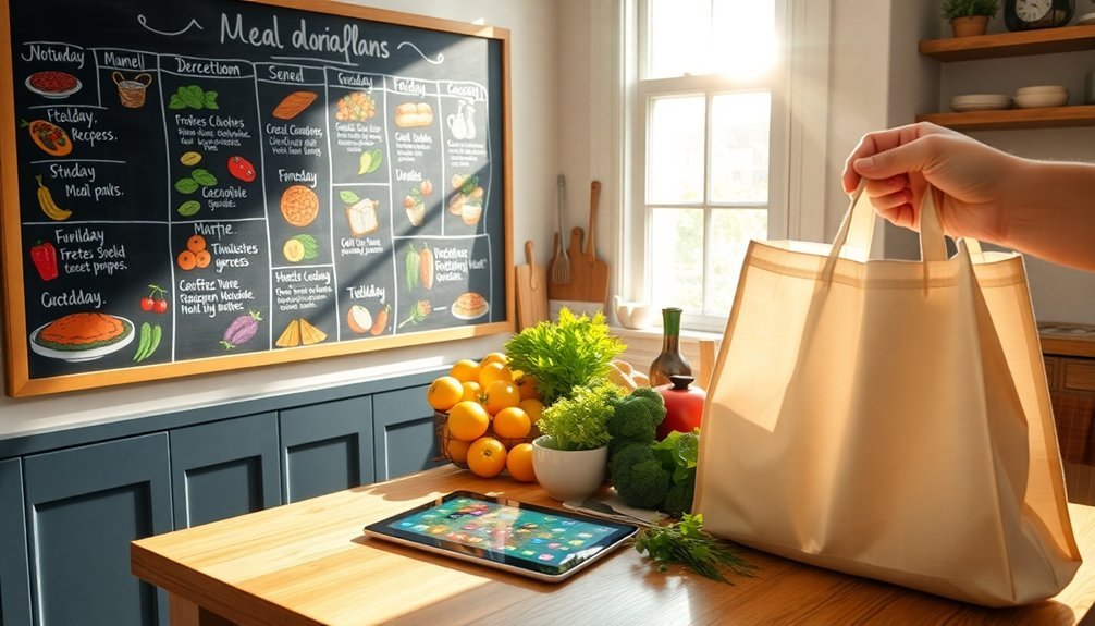 meal based grocery planning