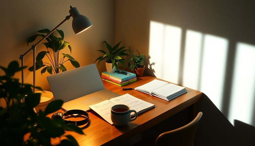 minimize distractions during study