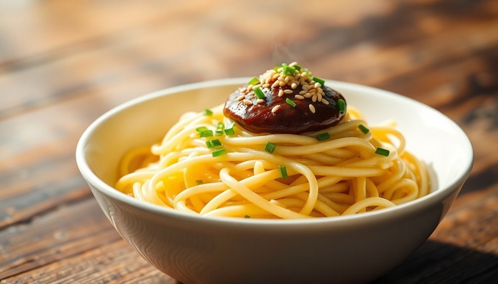 miso enhanced buttered noodles