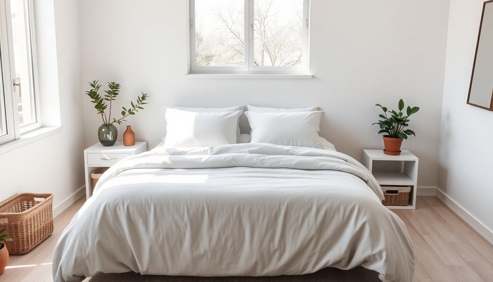 organize using the bed method
