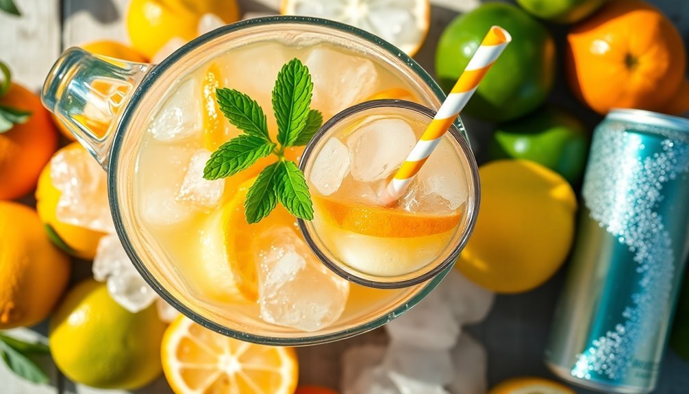 refreshing chilled beverage options