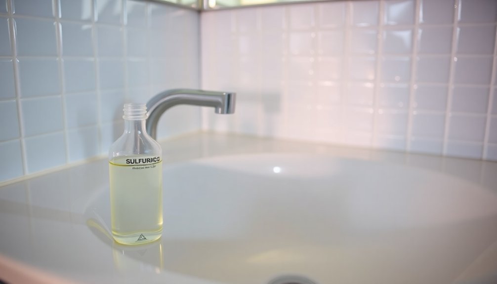 remove calcium with sulfuric acid