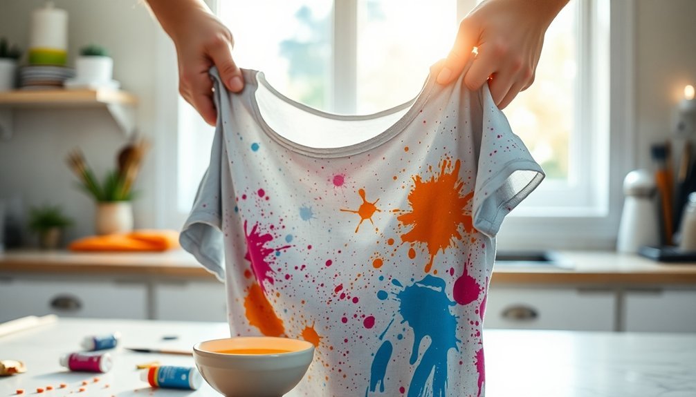 remove dried paint easily