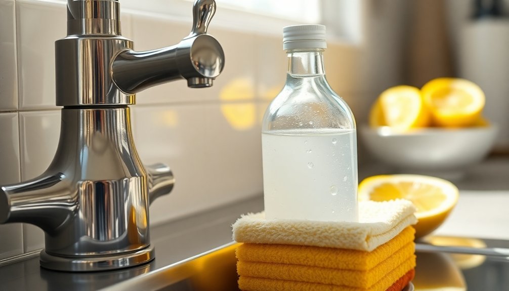 renew fixtures using vinegar