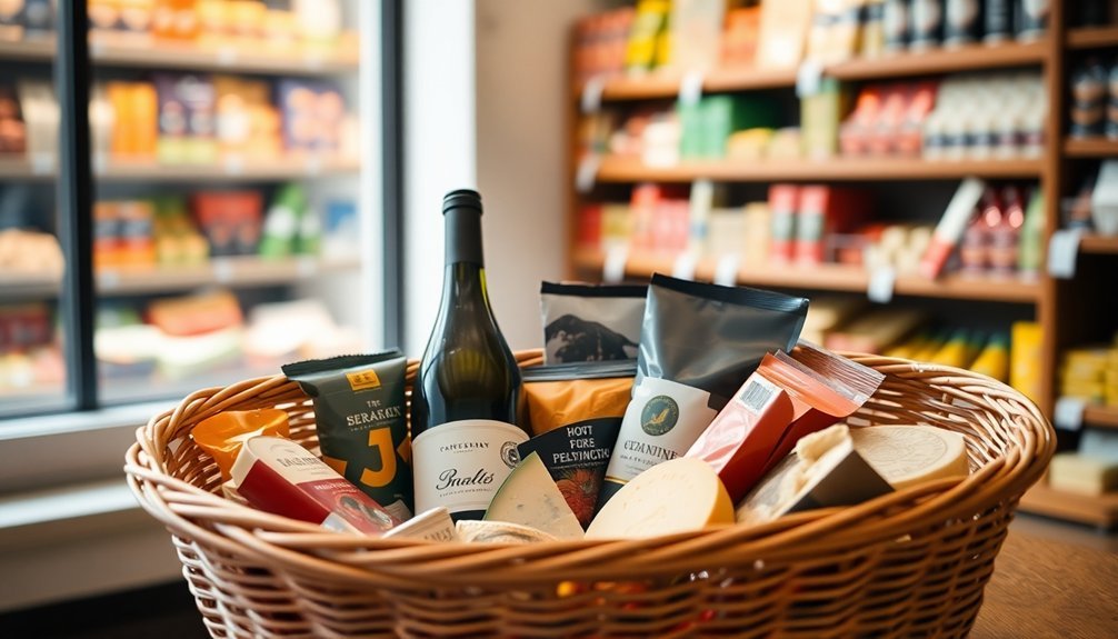 shop with a basket