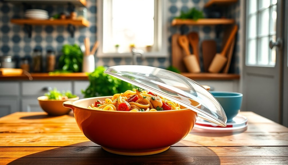 store leftovers in dish