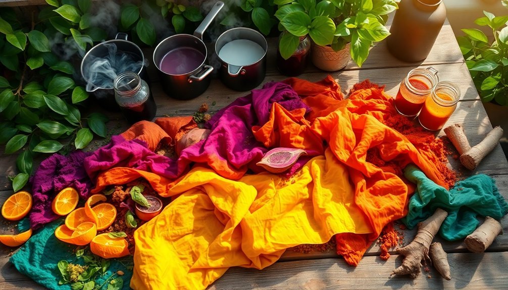 sustainable dyeing from leftovers
