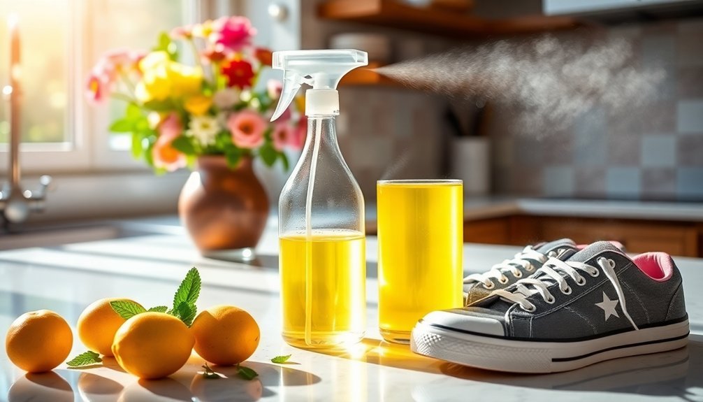 vinegar effectively eliminates odors