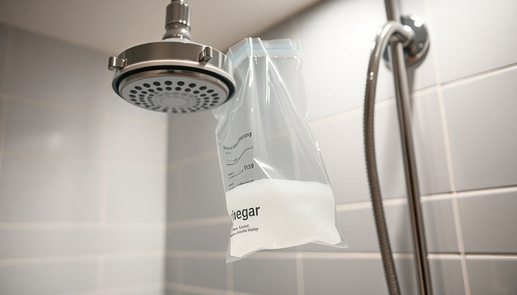 vinegar soak for fixtures