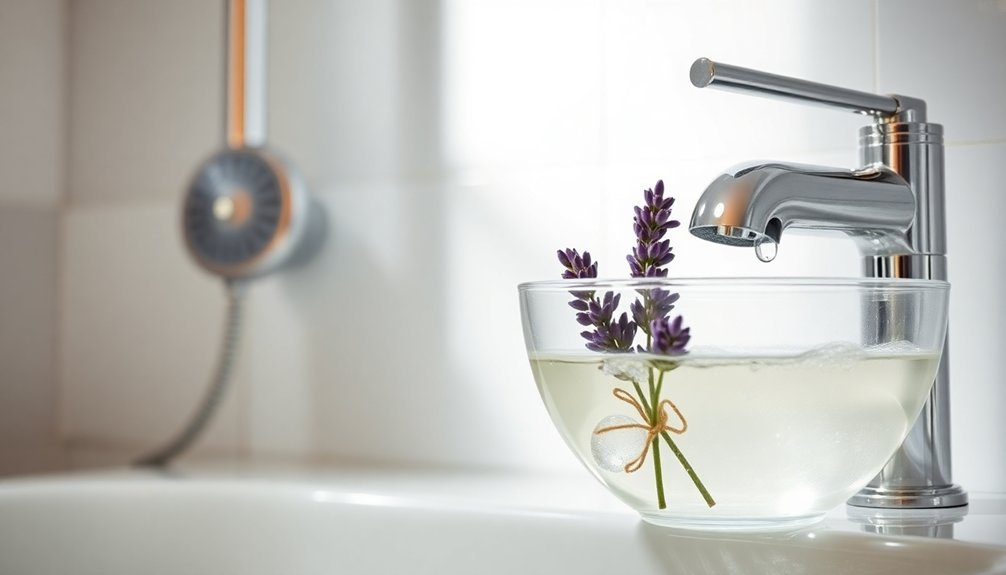 vinegar soak for fixtures