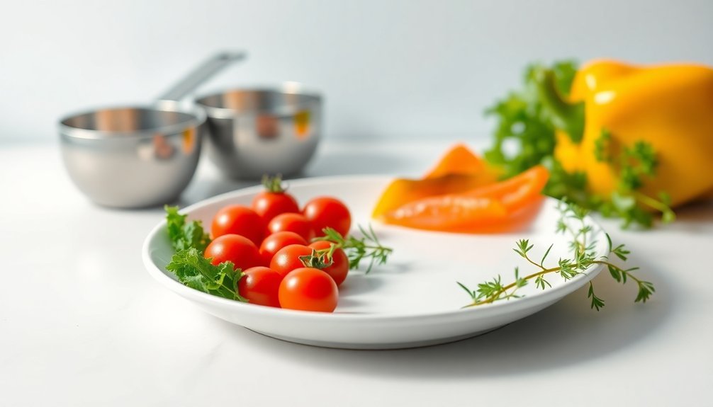 visual portion control cues