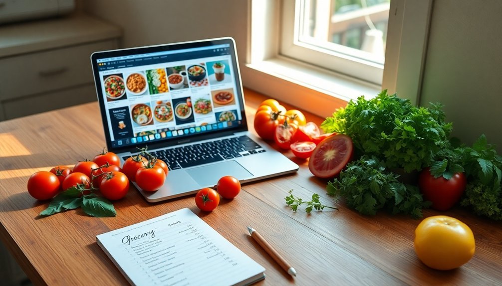 weekly meal grocery planning