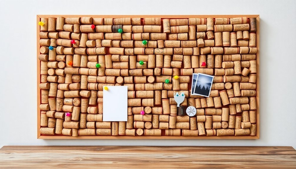 wine cork bulletin board